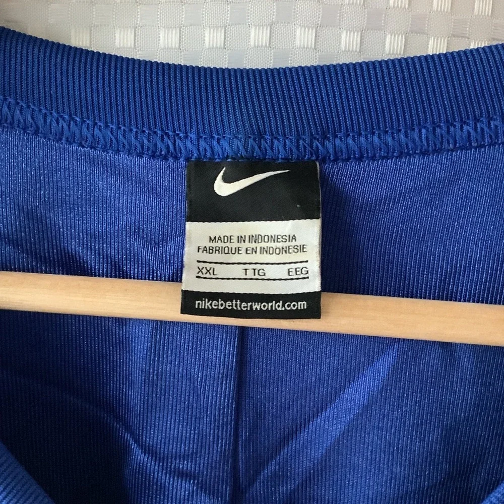 Nike Mens Blue Football Core Practice Jersey Team SZ XXL
